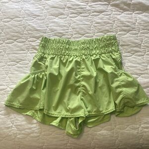 Sour apple Free people get your flirt on shorts! M